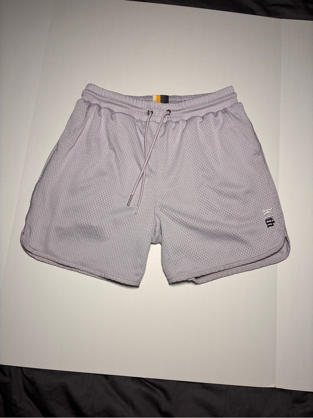 Kith Lavender Athletic Mesh Shorts with Drawstring